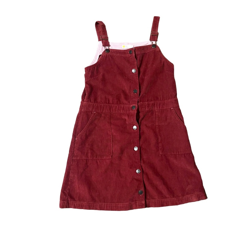Boden Burgundy Corduroy Kids Dress